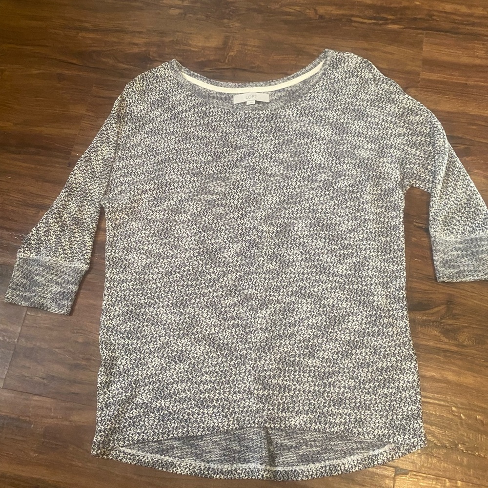 Great condition, LOFT sweater, 3/4 length sleeves